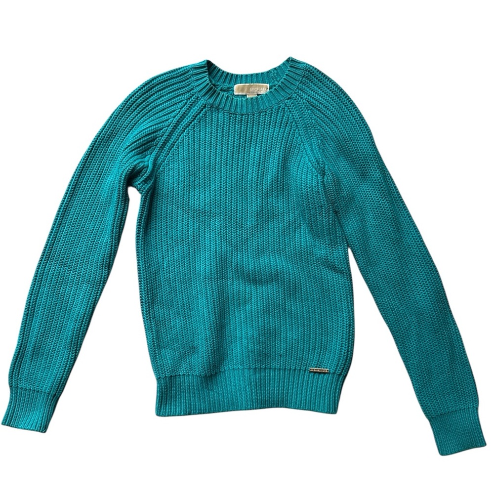 Michael Kors Turquoise Knit Sweater
